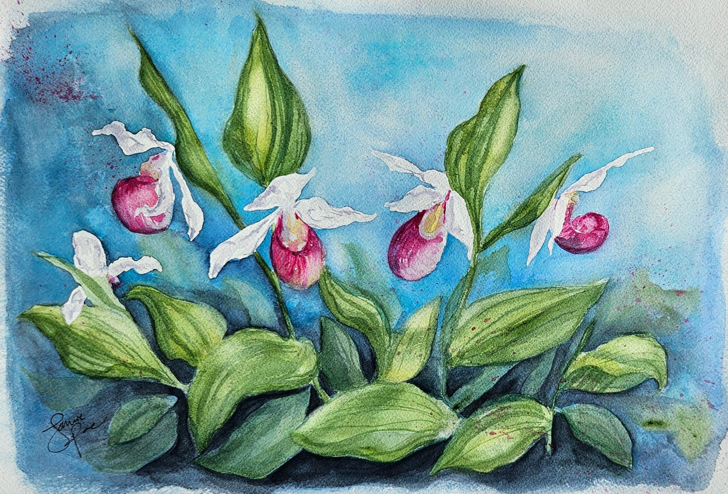 Eloise & Elizabeth 11x16 Watercolor Painting