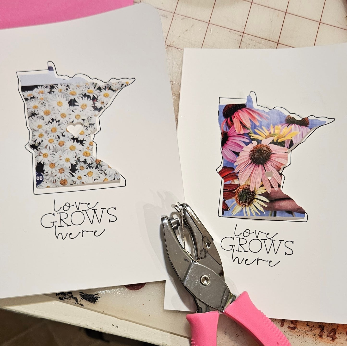 Card - MN Love Grows Here - 5x7 - Flower Assorted