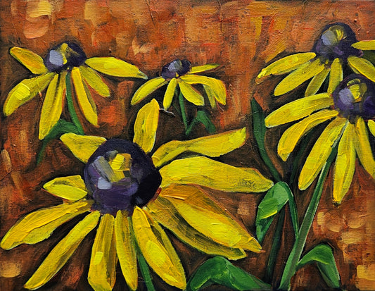 Susan Gumdrops 11x14 Acrylic Painting