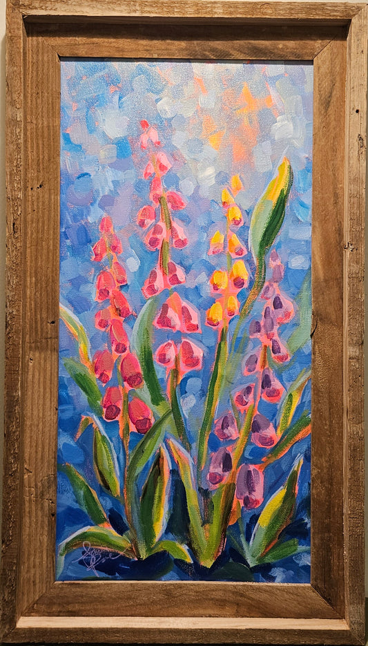 Foxglove Fun 10x20 Acrylic